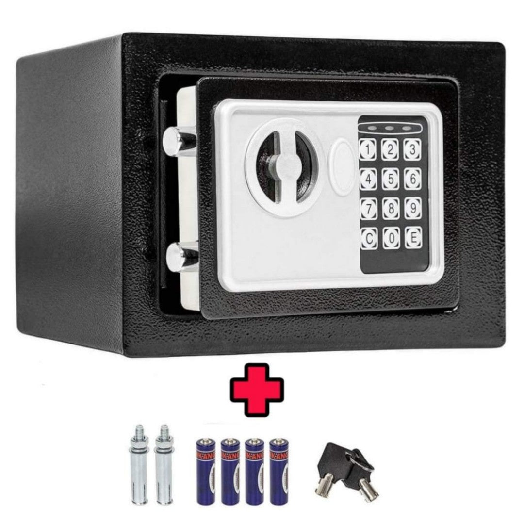 SafeLock Mini – Digital Safe with PIN and Key, 6 Liters | Stornfield
