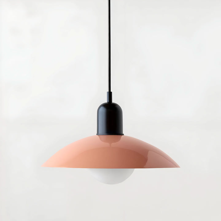Stornfield | Modern Macaron Bauhaus Pendant Light – Iron Shade