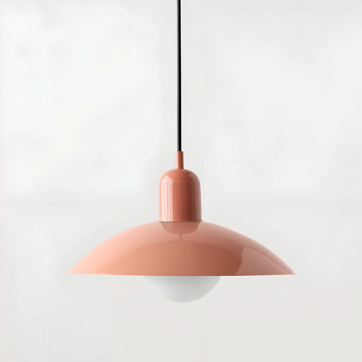 Stornfield | Modern Macaron Bauhaus Pendant Light – Iron Shade