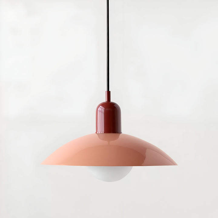Stornfield | Modern Macaron Bauhaus Pendant Light – Iron Shade
