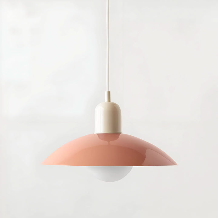 Stornfield | Modern Macaron Bauhaus Pendant Light – Iron Shade