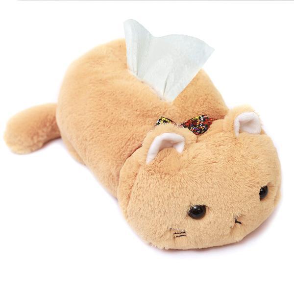 Plush Cat Tissue Box Cover | Stornfield