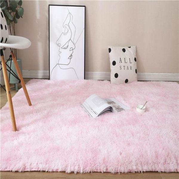 Plush Rainbow Colorful Fur Rug | Stornfield
