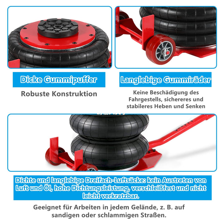 3T Pneumatic Triple Bag Airjack | Stornfield