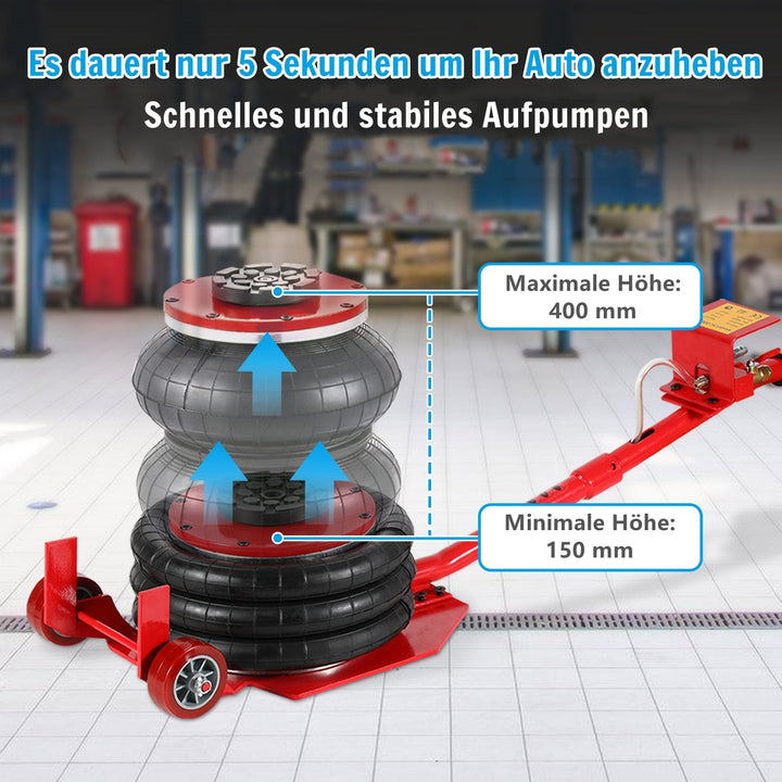 3T Pneumatic Triple Bag Airjack | Stornfield