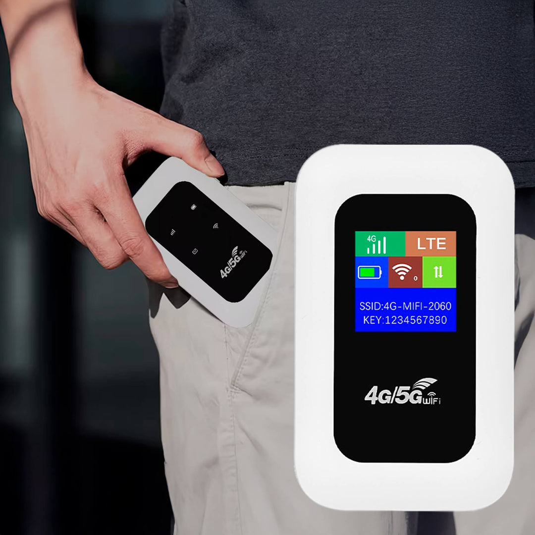 Stornfield | Portable 5G Wi-Fi Router | Secure, High-Speed Connection for Travel & Home Use