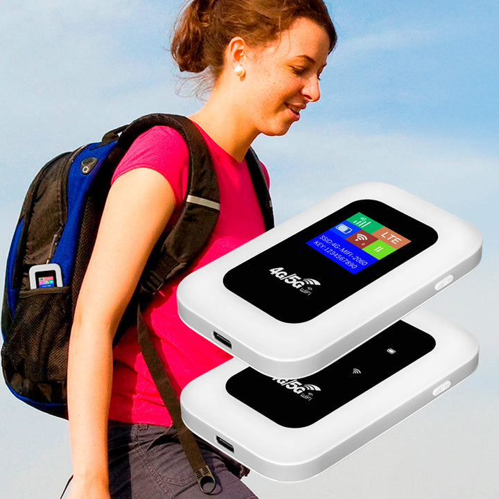 Stornfield | Portable 5G Wi-Fi Router | Secure, High-Speed Connection for Travel & Home Use