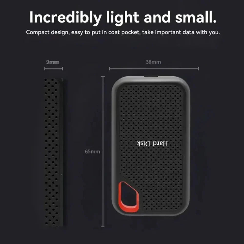 Stornfield | Portable External SSD Drive High Speed Data Transfer Shockproof Storage