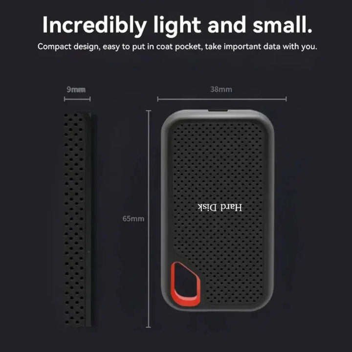 Stornfield | Portable External SSD Drive High Speed Data Transfer Shockproof Storage