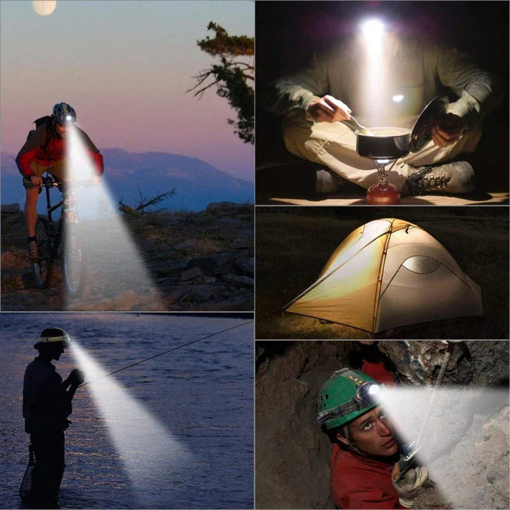 NightBeam Pro Headlamp – Powerful Rechargeable LED Headlight with Zoom and Waterproof Design | Stornfield