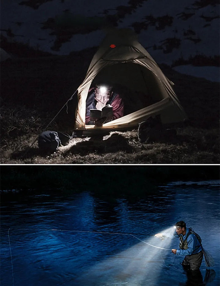 NightBeam Pro Headlamp – Powerful Rechargeable LED Headlight with Zoom and Waterproof Design | Stornfield