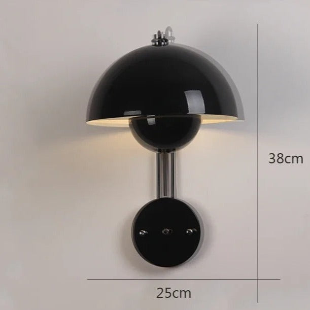 Stornfield | Frendorf - Charming Mushroom Wall Lamp for a Cozy and Elegant Glow