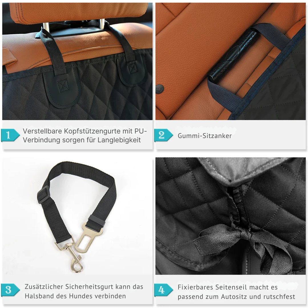 Stornfield scratch-resistant waterproof dog car seat cover