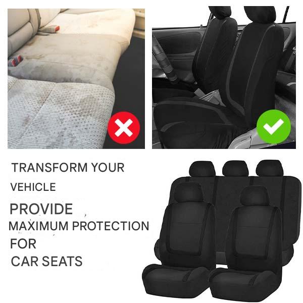 Stornfield | ComfortSeat 9-piece Car Seat Covers Set – Universal, Breathable & Washable