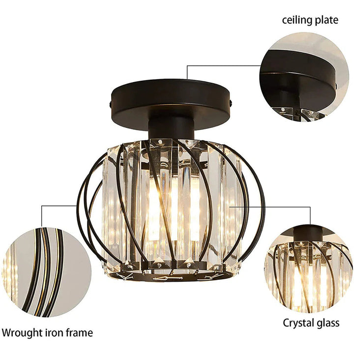 Glass Ceiling Light | Stornfield