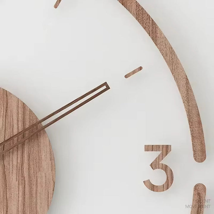 Nordic Wooden Wall Clock – Timeless Minimalism | Stornfield