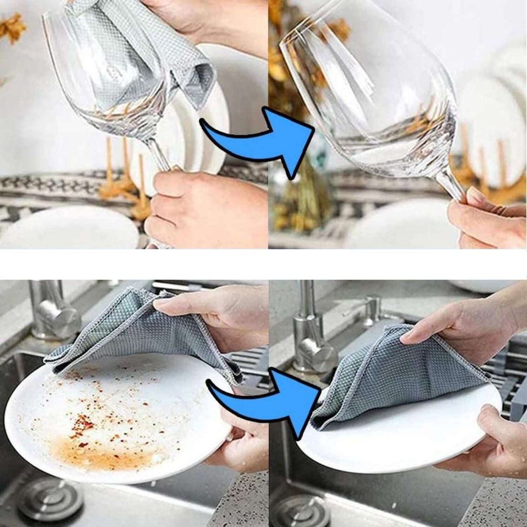 Soft Touch Wonder Cloth – Stripe-Free Cleaning of Glass, Mirrors & Stainless Steel | Stornfield