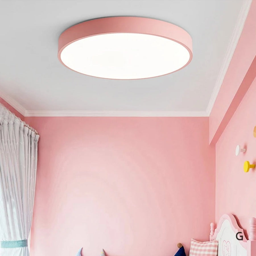 Stornfield | Macaroon Circular Wooden Pendant Light
