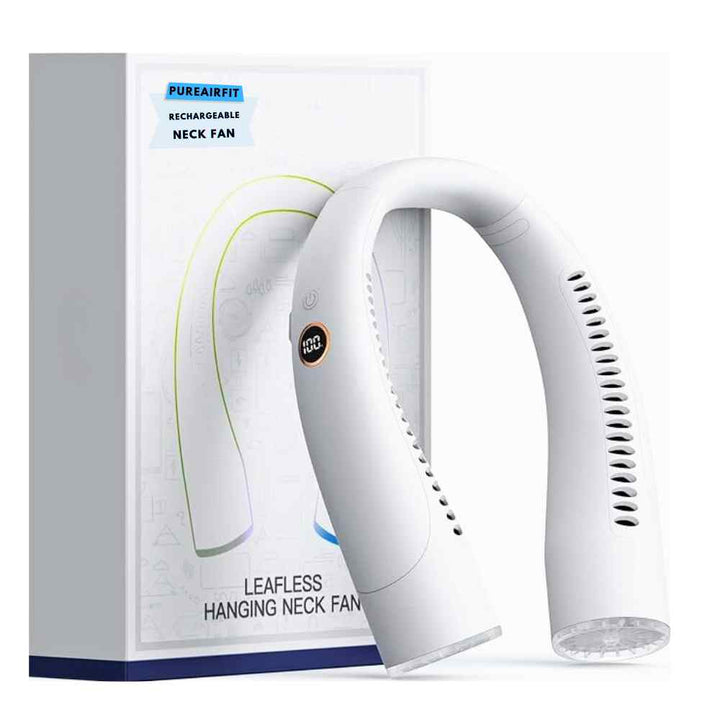 Bladeless Portable Neck Fan with 3 Speed Silent Cooling 4000 mAh Rechargeable | Stornfield
