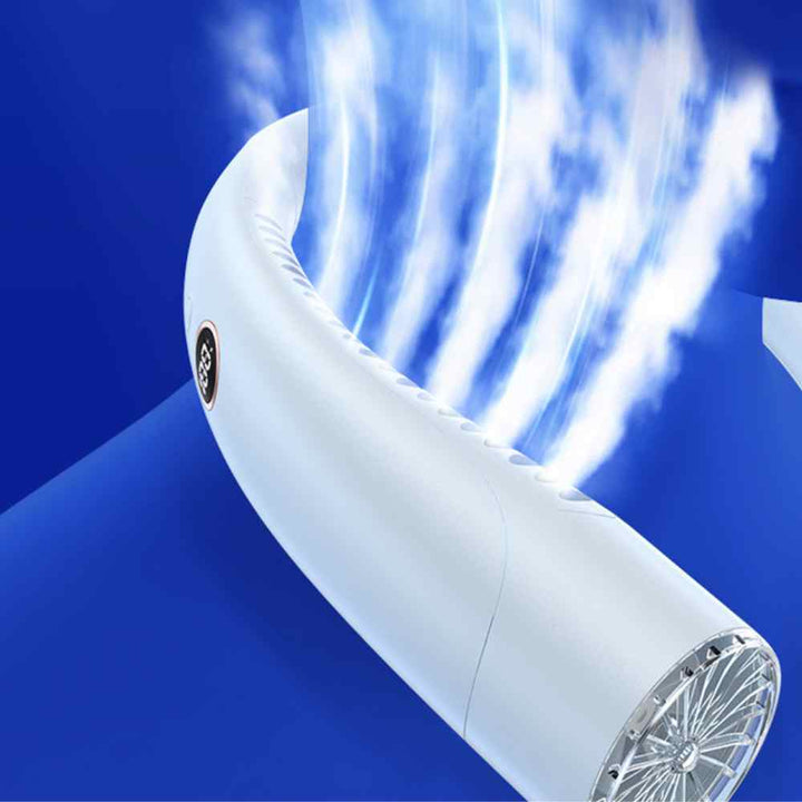 Bladeless Portable Neck Fan with 3 Speed Silent Cooling 4000 mAh Rechargeable | Stornfield