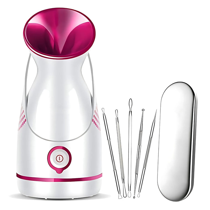 PureGlow | Professional Facial Steamer - Deeply hydrates, opens pores, stimulates circulation, and soothes skin - Facial Humidifier and Detox Tool Stornfield