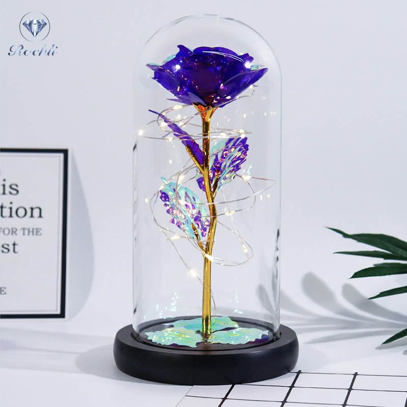 Rose in Glass Dome Display | Stornfield