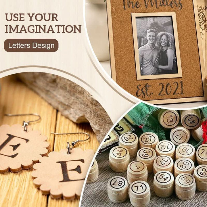 Stornfield | piece Woodburning & Engraving Tool | Adjustable Temperature | DIY Craft Set | Wood, Leather & Metal