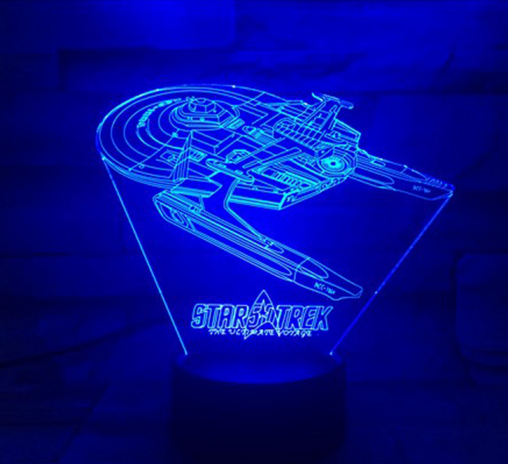 Stornfield | Star Trek 3D Optical Illusion Lamp