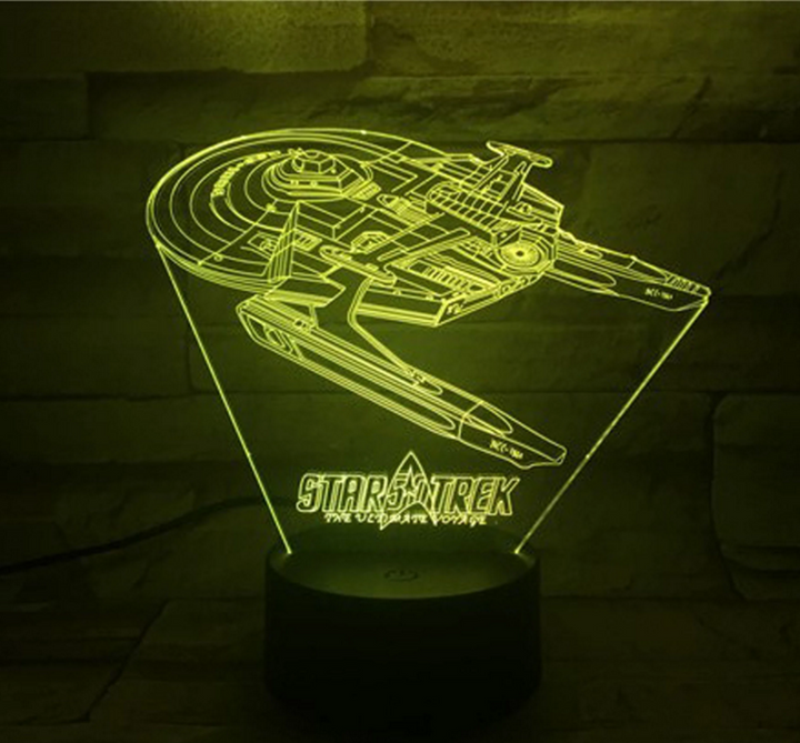 Stornfield | Star Trek 3D Optical Illusion Lamp