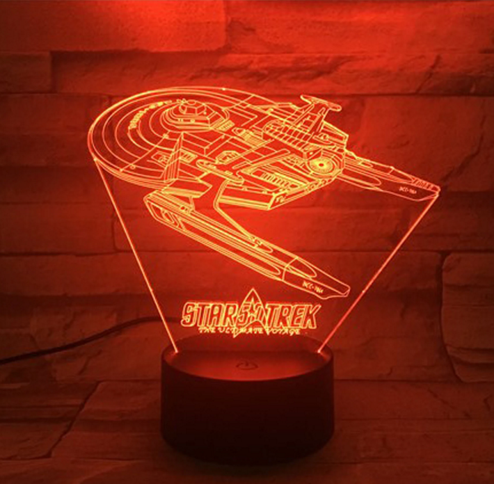 Stornfield | Star Trek 3D Optical Illusion Lamp