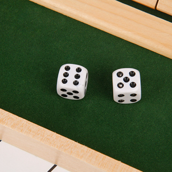 Shut The Box Game - Fun Table Math Game for Adults and Kids | Stornfield