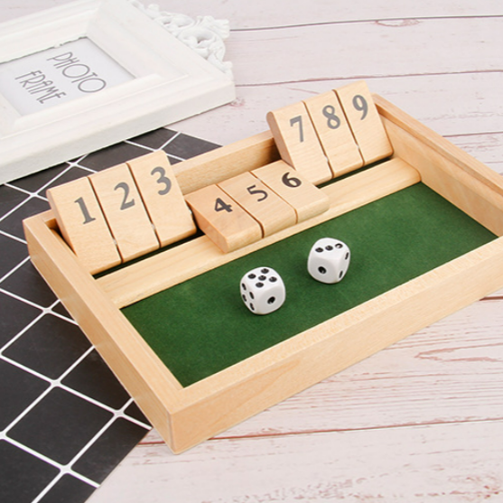 Shut The Box Game - Fun Table Math Game for Adults and Kids | Stornfield