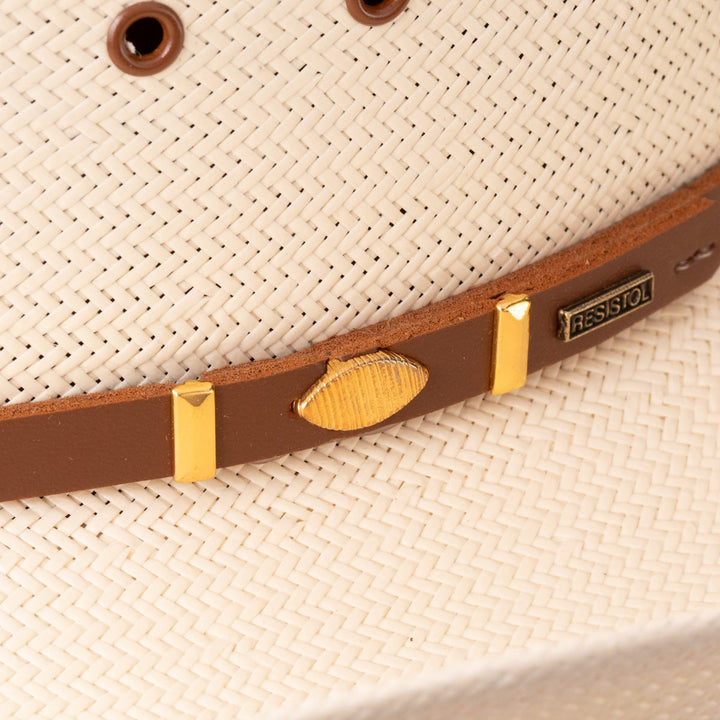 Rugged Elegance Straw Cowboy Hat | Stornfield