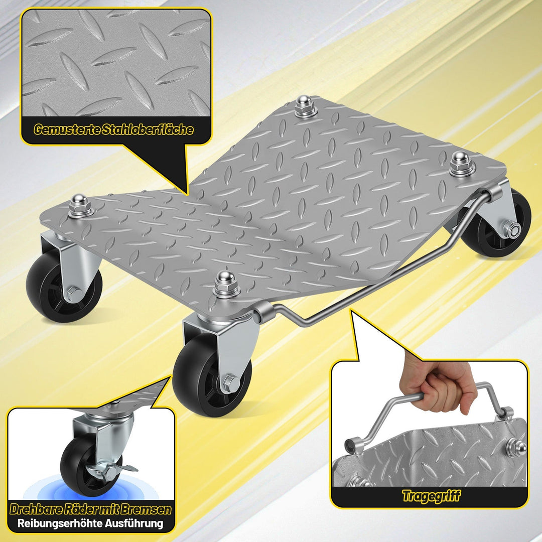Maneuvering aid car maneuvering roller car 2/4 pieces | Stornfield