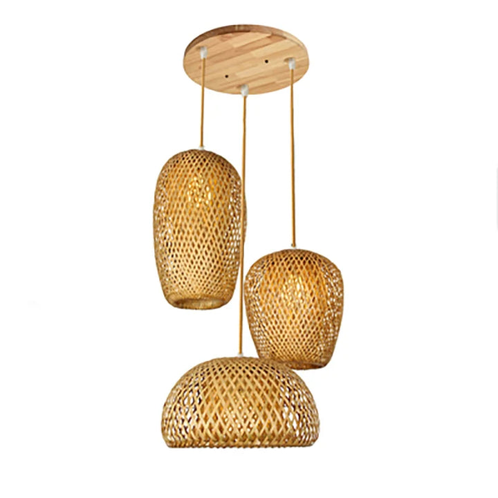 Suspension en rotin