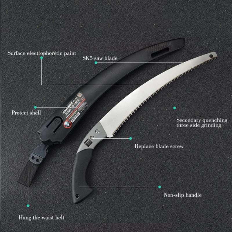 Razor Sharp Curved Garden Pruning Saw | Stornfield