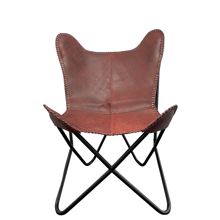 Bat chair made of real leather (available in different colors) | Stornfield