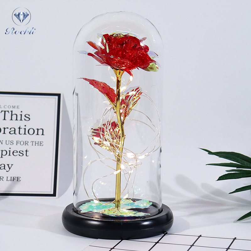 Rose in Glass Dome Display | Stornfield