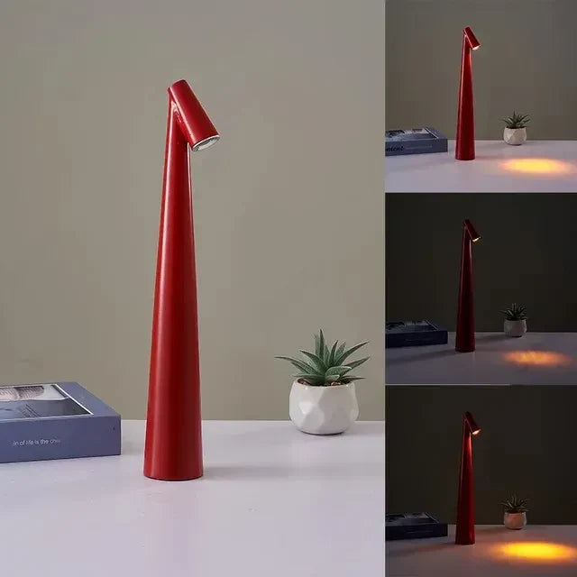 Stornfield | LumiLux Portable LED Touch Lamp – Rechargeable, Dimmable, and Slim Design