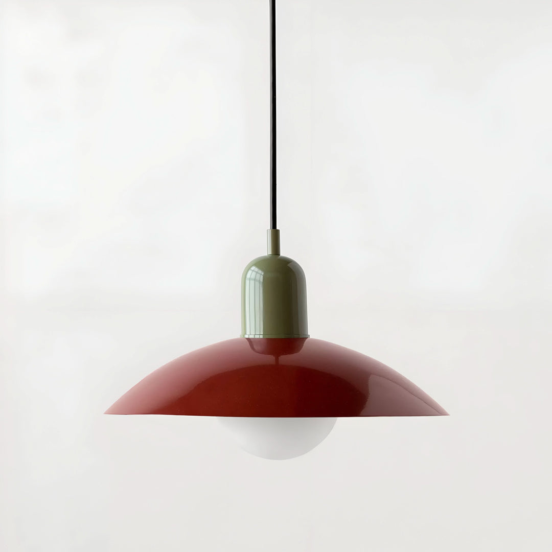 Stornfield | Modern Macaron Bauhaus Pendant Light – Iron Shade