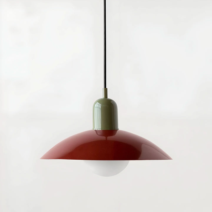 Stornfield | Modern Macaron Bauhaus Pendant Light – Iron Shade