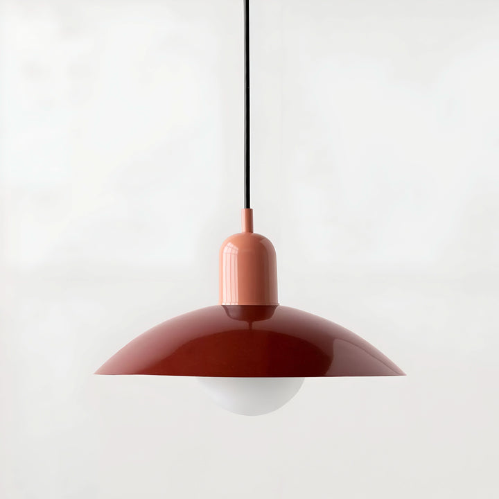 Stornfield | Modern Macaron Bauhaus Pendant Light – Iron Shade