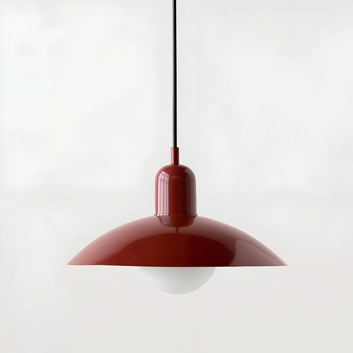 Stornfield | Modern Macaron Bauhaus Pendant Light – Iron Shade