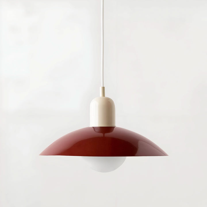 Stornfield | Modern Macaron Bauhaus Pendant Light – Iron Shade