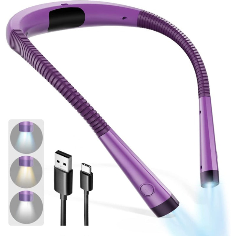 Stornfield | Adjustable LED neck light with battery – Ergonomic reading light