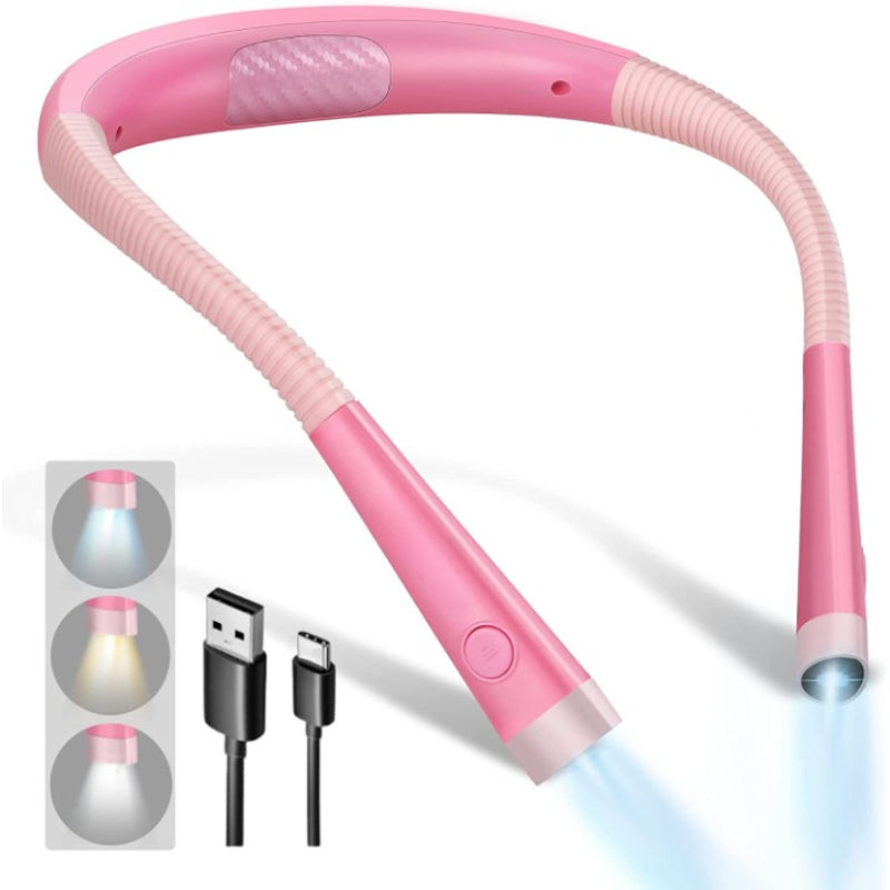 Stornfield | Adjustable LED neck light with battery – Ergonomic reading light