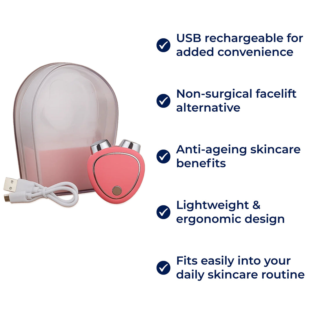 RejuvTone | EMS Facial Toner - Non-Surgical Face Lift - Lightweight USB Rechargeable Device - Stornfield Anti-Aging Skin Care