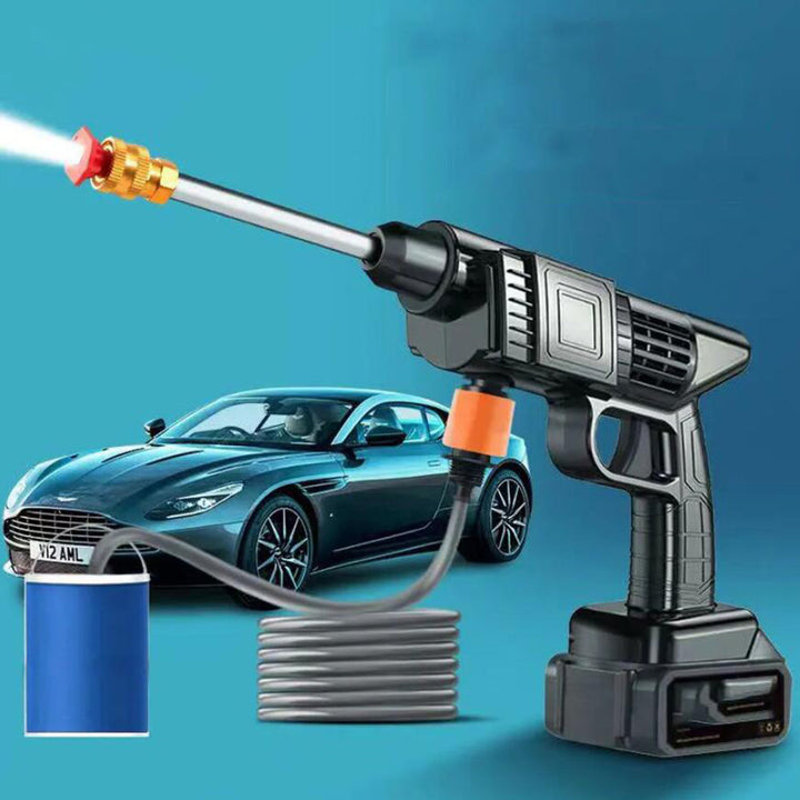 Portable high-pressure cleaner 26 bar/377 PSI – with battery 260W including charger and case | Stornfield