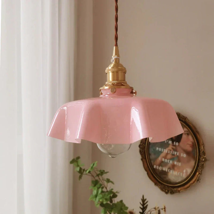 Brass pendant light in French design – Elegant ceiling lamp for living room | Stornfield