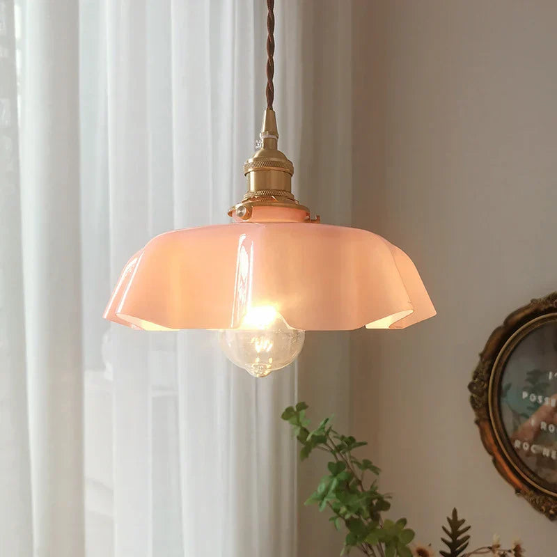 FrenchElegance - Timeless Brass Pendant Light with Warm Lighting for Classic Interior | Stornfield